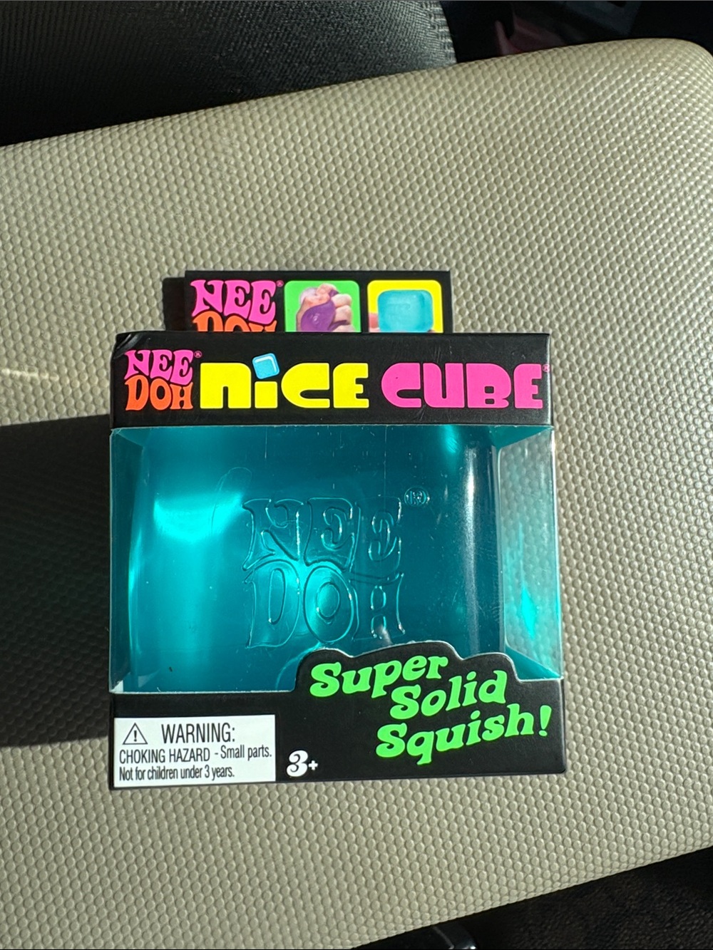 NeeDoh Nice Cube Blue Super Solid Squish Authentic Schylling NIB 💙